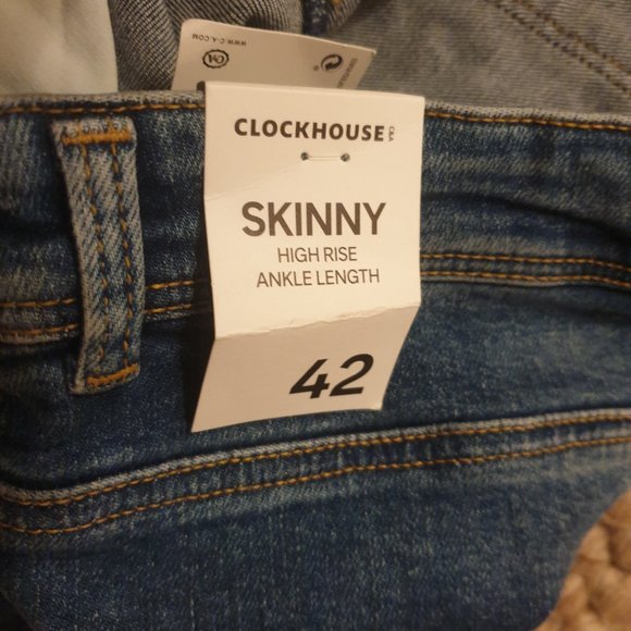 Clockhouse skinny jeans, distressed NWT - Picture 2 of 4